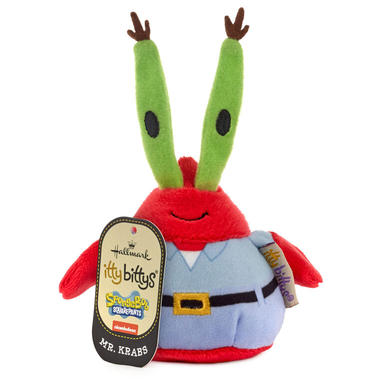 Hallmark Itty Bittys® Nickelodeon SpongeBob SquarePants Mr. Krabs Plush