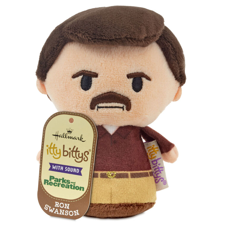 Hallmark Itty Bittys® Parks And Rec Ron Swanson Plush With Sound