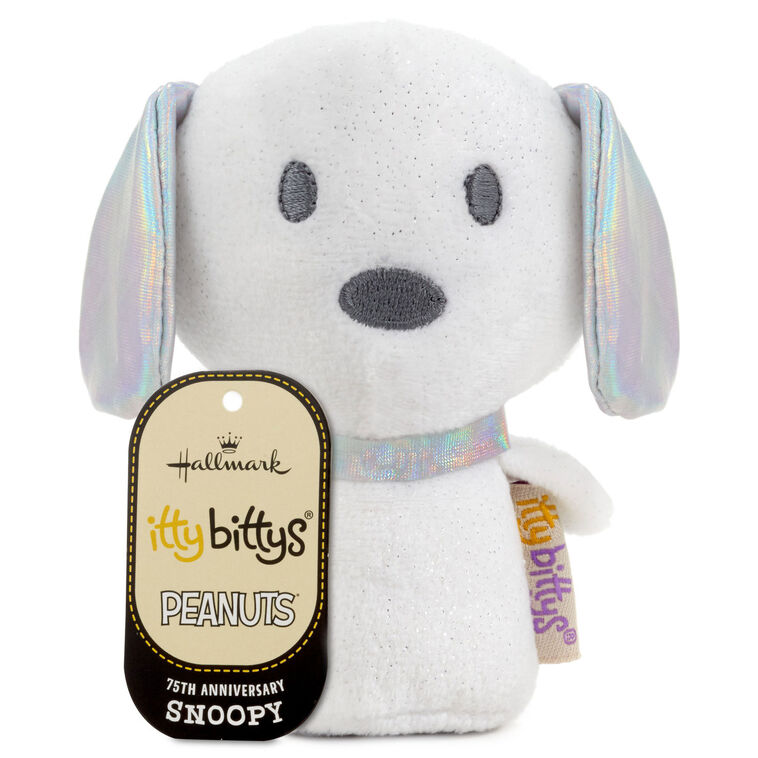 Hallmark Itty Bittys® Peanuts® 75th Anniversary Snoopy Plush