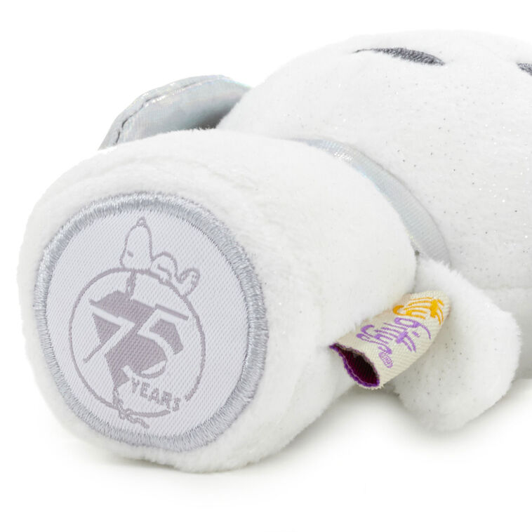 Hallmark Itty Bittys® Peanuts® 75th Anniversary Snoopy Plush