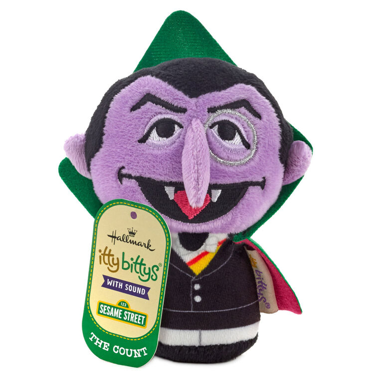 Hallmark Itty Bittys® Sesame Street The Count Plush With Sound