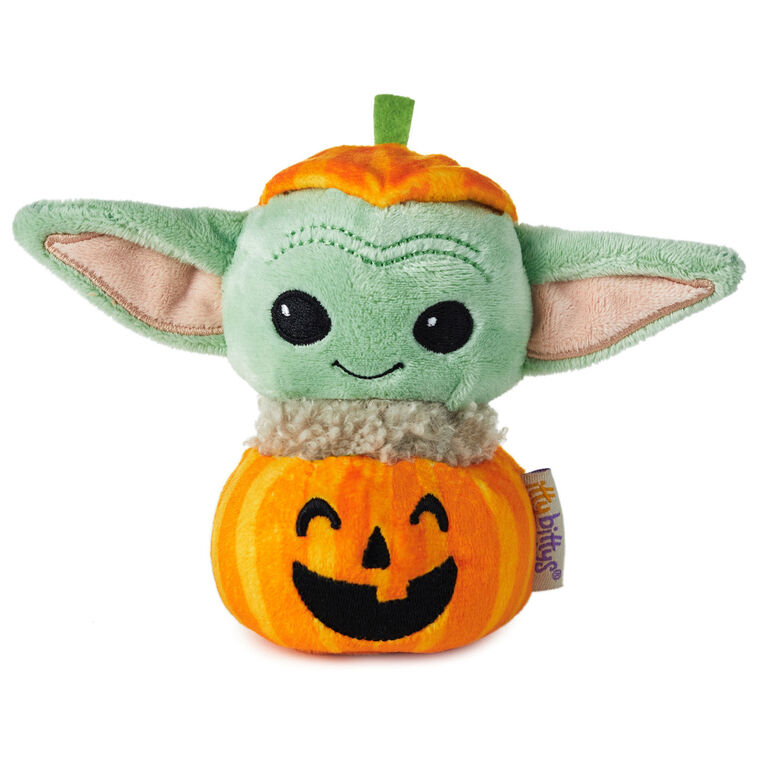 hallmark itty bittys® Star Wars: The Mandalorian™ Grogu™ Jack-o'-Lantern Plush