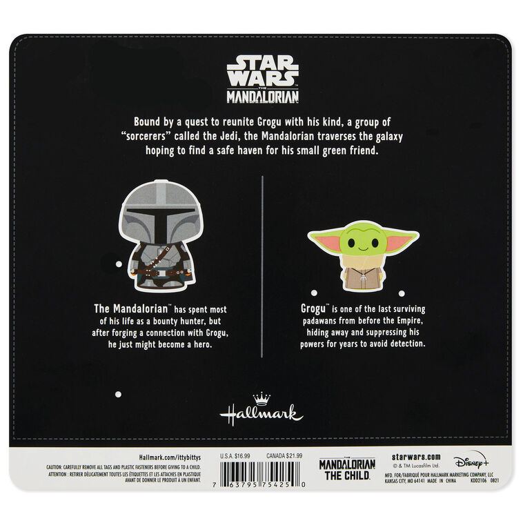 Hallmark Itty Bittys® Star Wars™ The Mandalorian™ And Grogu™ Plush Set Of 2