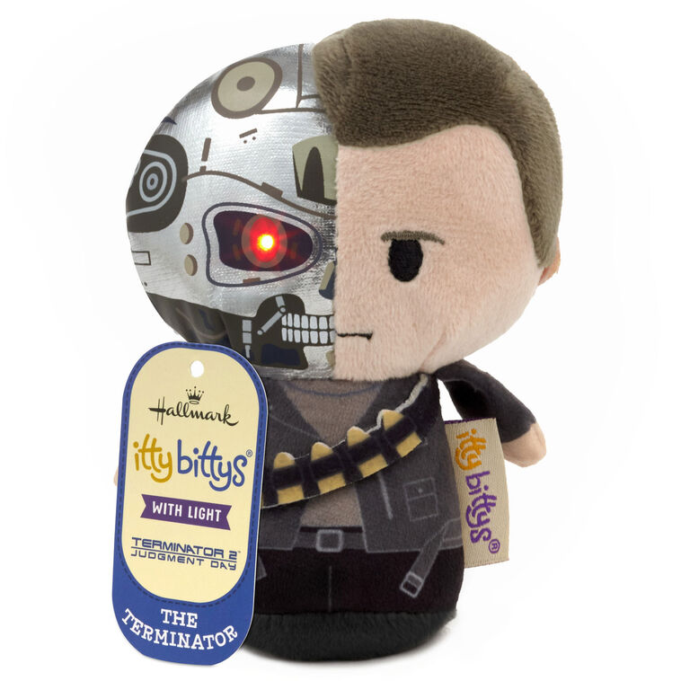 Hallmark Itty Bittys® Terminator 2: Judgment Day T-800 Plush With Light