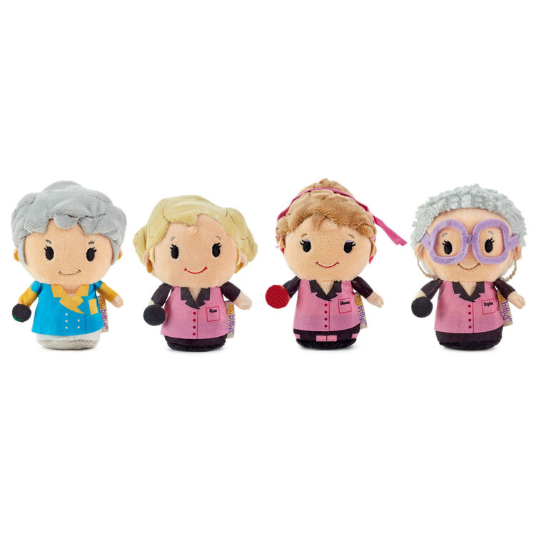 hallmark itty bittys® The Golden Girls Bowling Team Plush Collector Set of 4