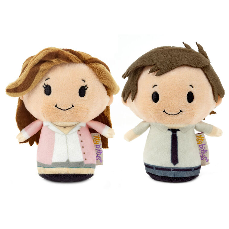 hallmark itty bittys® The Office Jim and Pam Plush Set of 2