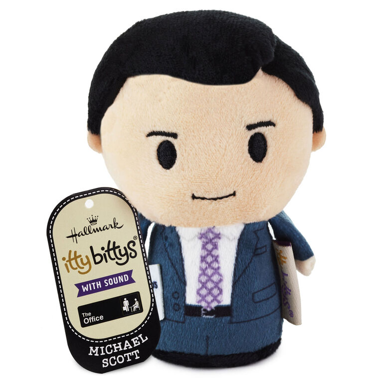 Hallmark Itty Bittys® The Office Michael Scott Plush With Sound