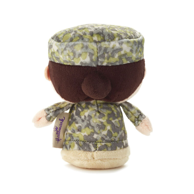 Hallmark Itty Bittys® White Woman In Green Camo Plush