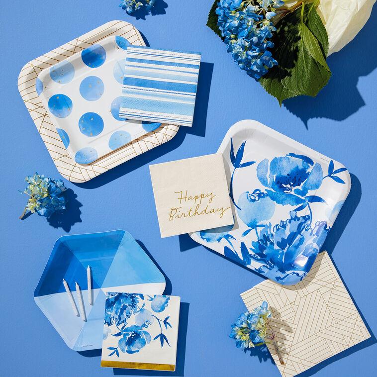 Hallmark Ivory "Happy Birthday" Cocktail Napkins Set Of 16
