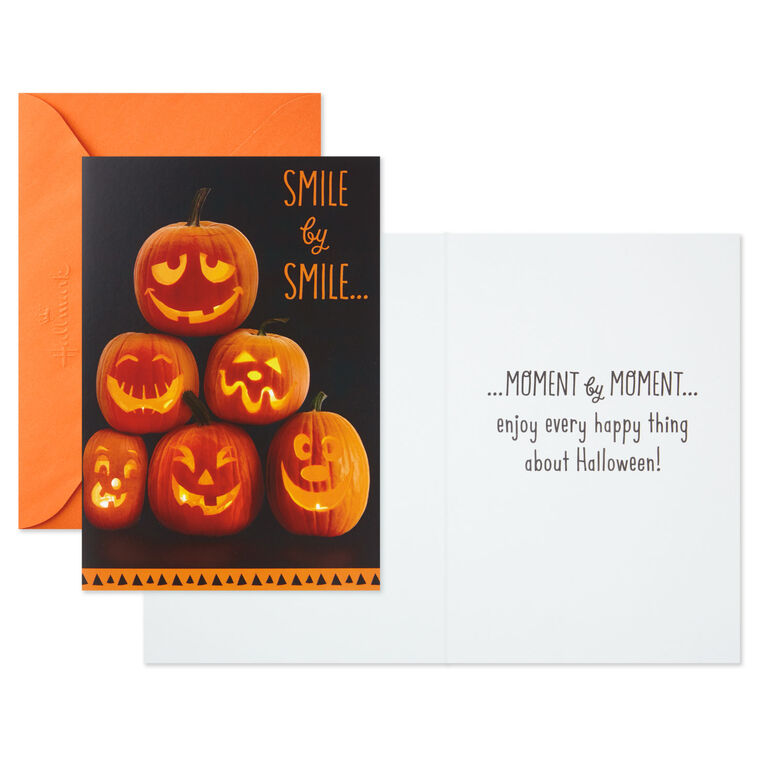 Hallmark Jack-o'-Lanterns And Witches Assorted Halloween Cards Pack Of 8