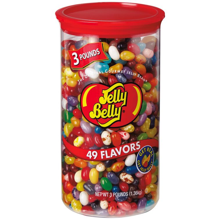 hallmark Jelly Belly 49 Assorted Flavors Jelly Beans 48 oz. Can