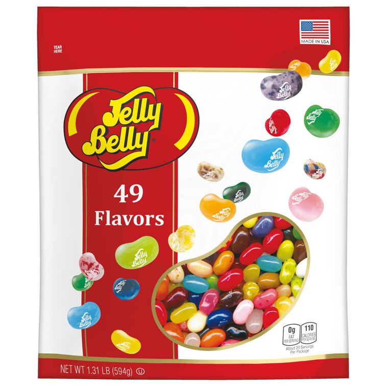 hallmark Jelly Belly 49 Assorted Flavors Jelly Beans Bag 1.31 lb