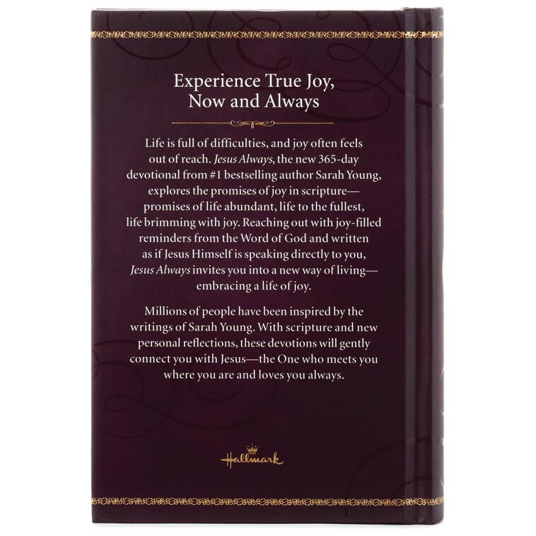 Hallmark Jesus Always: Embracing Joy In His Presence Book