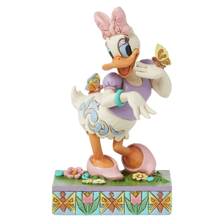 hallmark Jim Shore Disney Daisy Duck With Butterflies Figurine 5"