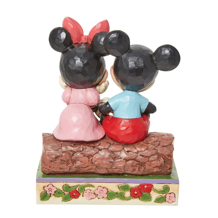 Hallmark Jim Shore Disney Mickey And Minnie Campfire Figurine 5.75"