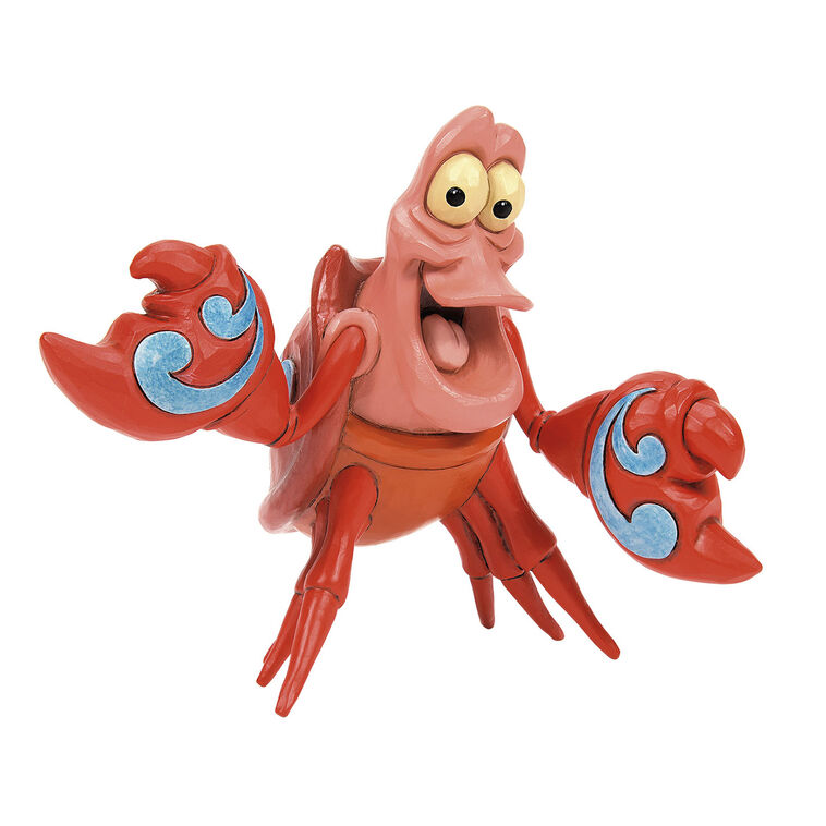 hallmark Jim Shore Disney The Little Mermaid Sebastian Mini Figurine 3.3"