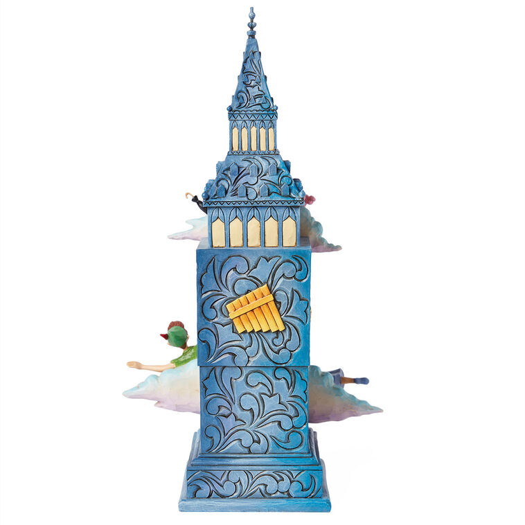 Hallmark Jim Shore Disney Traditions Peter Pan Clock Figurine 10.2"