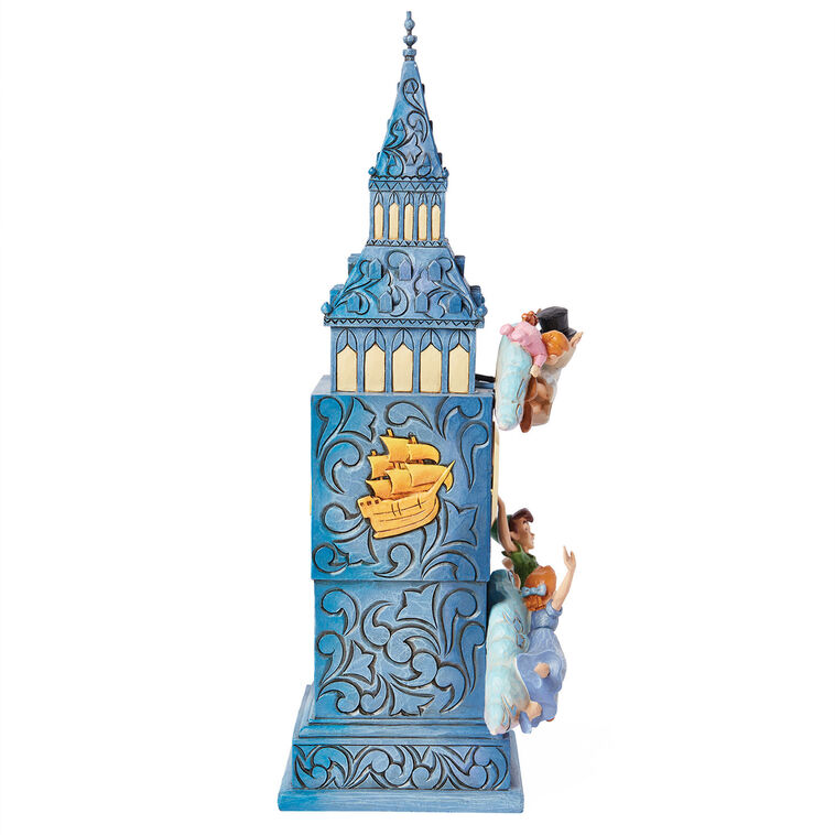 Hallmark Jim Shore Disney Traditions Peter Pan Clock Figurine 10.2"