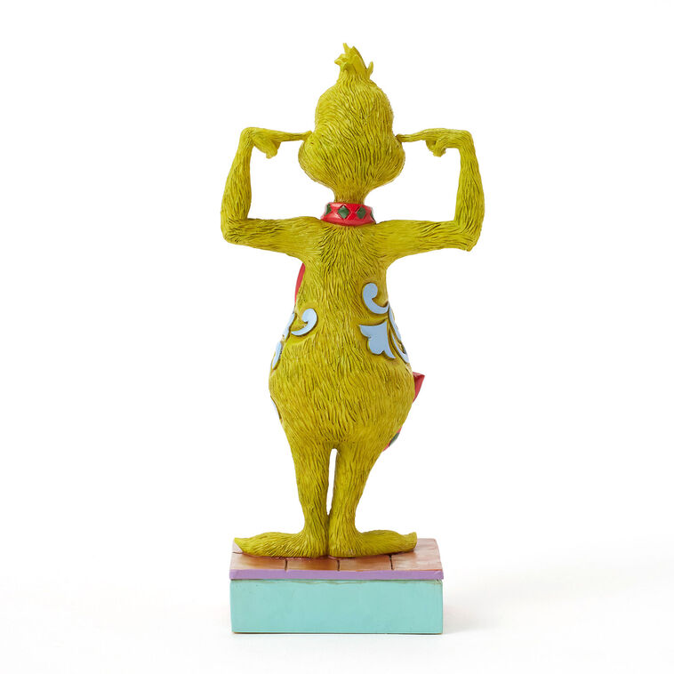 Hallmark Jim Shore Grinch Plugging His Ears Figurine 7"