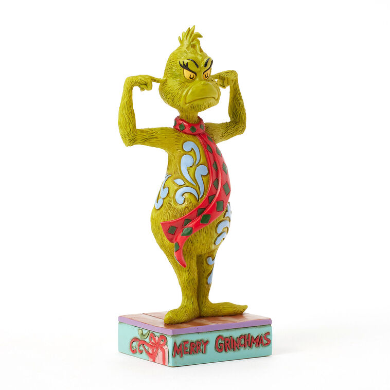 Hallmark Jim Shore Grinch Plugging His Ears Figurine 7"