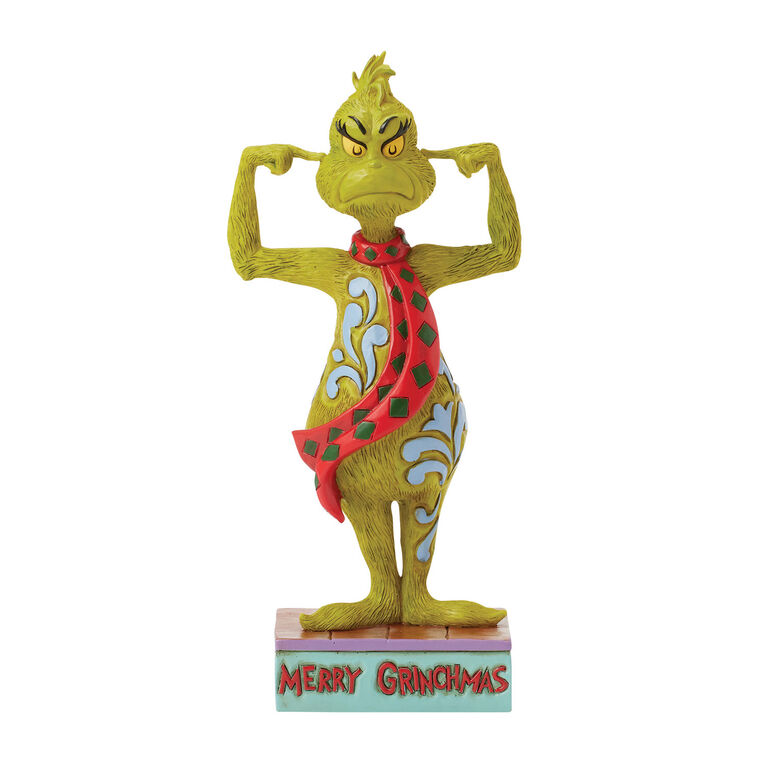 hallmark Jim Shore Grinch Plugging His Ears Figurine 7"