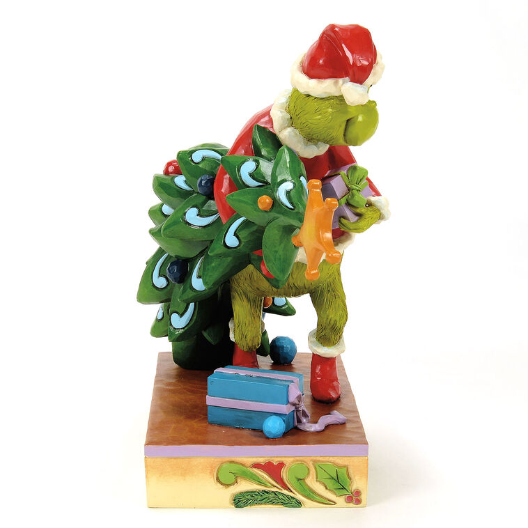 Hallmark Jim Shore Grinch Stealing Christmas Tree 7.4"