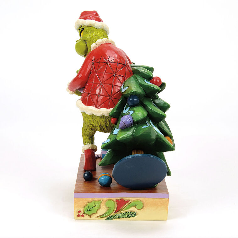 Hallmark Jim Shore Grinch Stealing Christmas Tree 7.4"