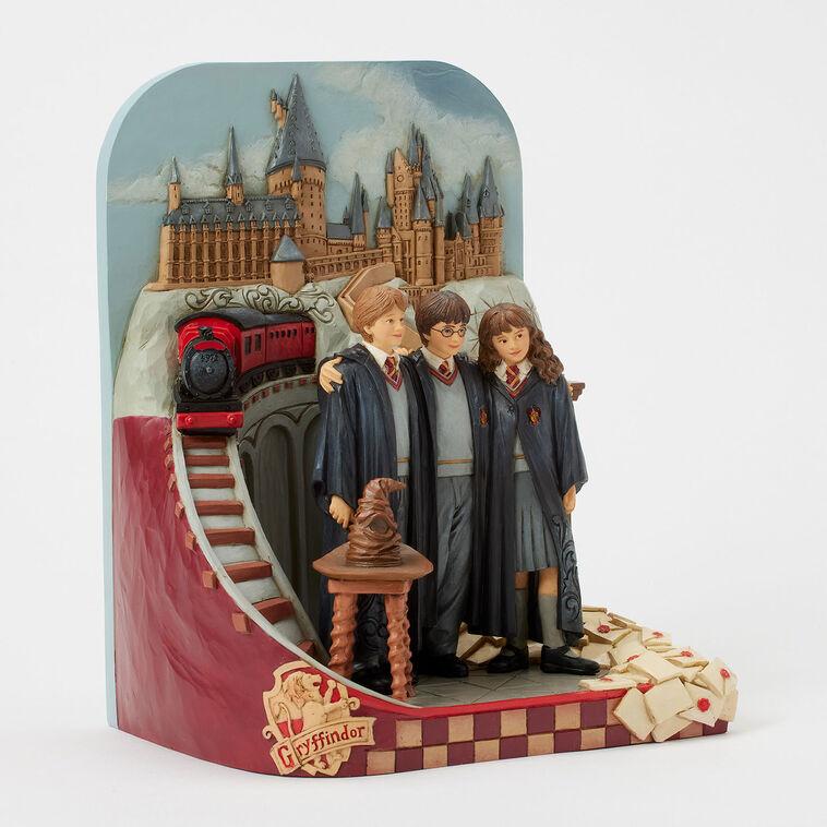 Hallmark Jim Shore Harry Potter Ron And Hermione With Train Figurine 9"