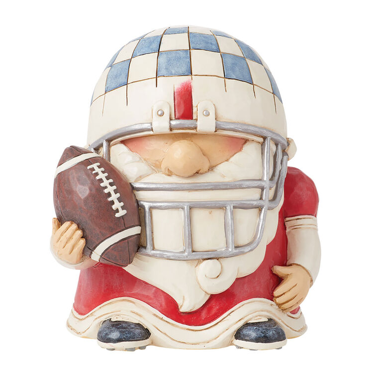 hallmark Jim Shore Heartwood Creek Football Player Gnome Figurine 4"