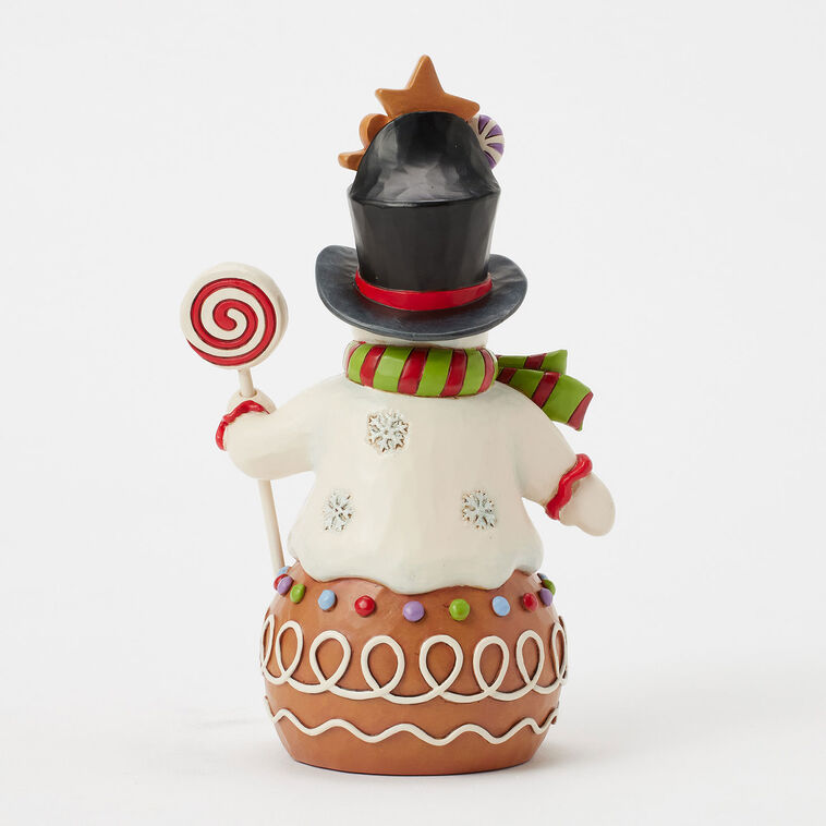 Hallmark Jim Shore Heartwood Creek Gingerbread Snowman Figurine 7"