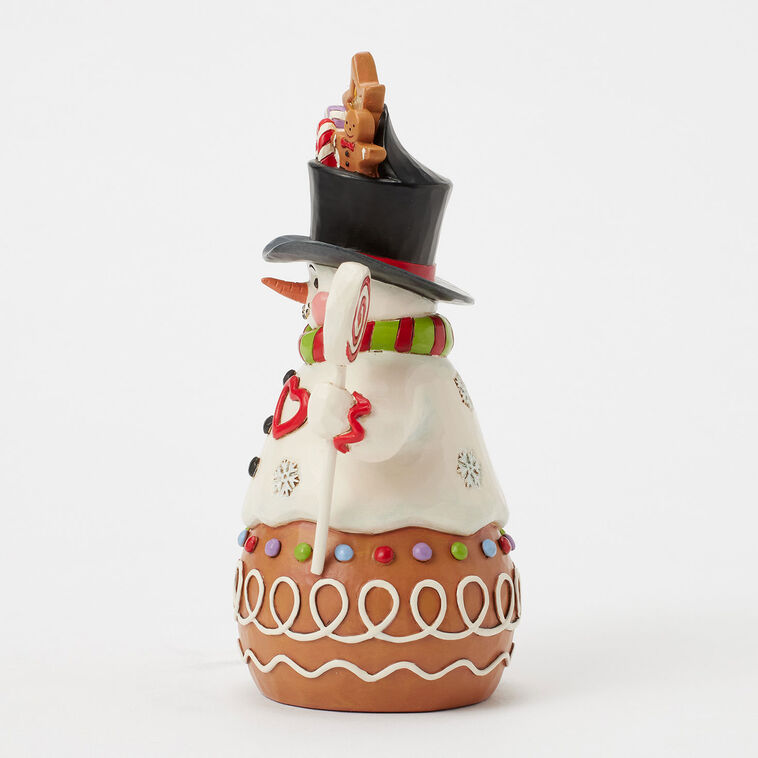Hallmark Jim Shore Heartwood Creek Gingerbread Snowman Figurine 7"
