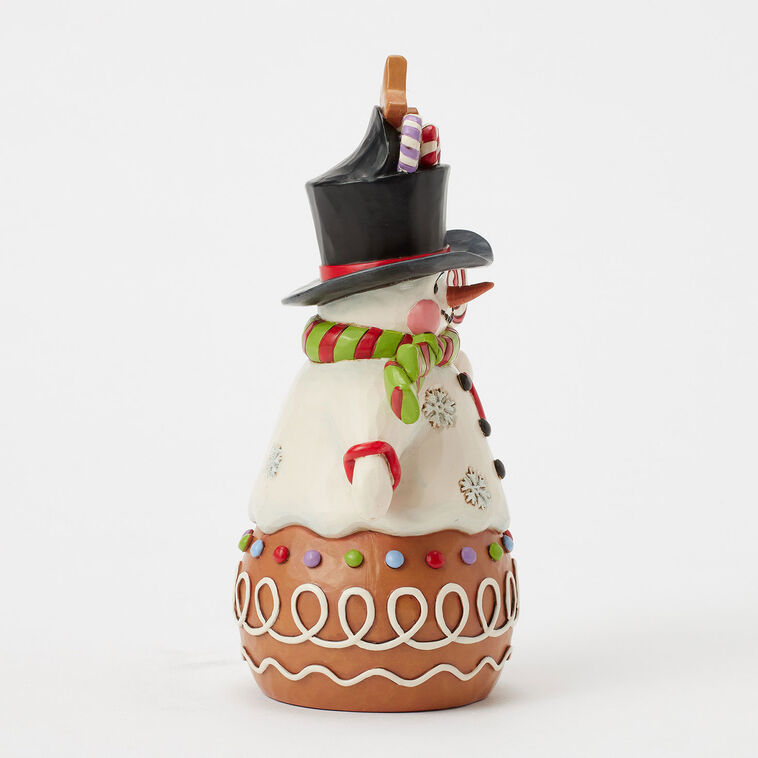 Hallmark Jim Shore Heartwood Creek Gingerbread Snowman Figurine 7"