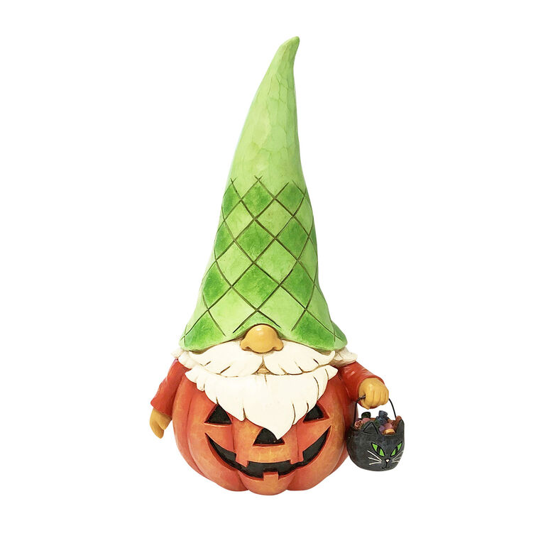 hallmark Jim Shore Heartwood Creek Gnome Pumpkin Figurine 6.9"