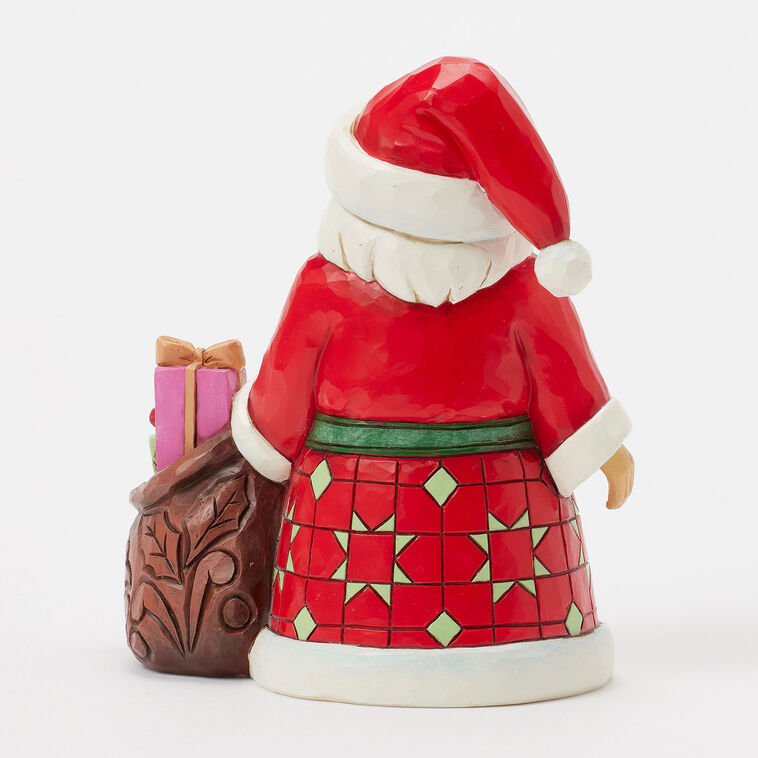 Hallmark Jim Shore Heartwood Creek Santa With Bag Of Toys Figurine 4.88"