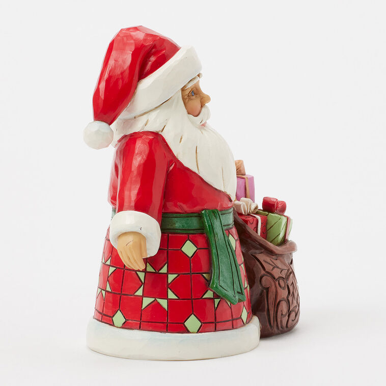 Hallmark Jim Shore Heartwood Creek Santa With Bag Of Toys Figurine 4.88"