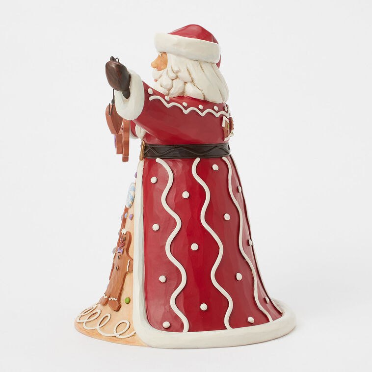 Hallmark Jim Shore Heartwood Creek Santa With Gingerbread Garland Figurine 9.25"