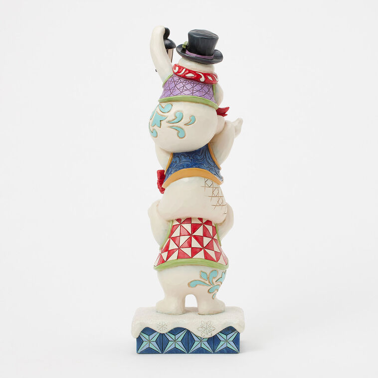 Hallmark Jim Shore Heartwood Creek Stacked Snowmen Figurine 11.5: