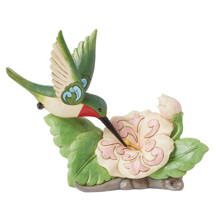 hallmark Jim Shore Hummingbird With Flower Figurine 5"