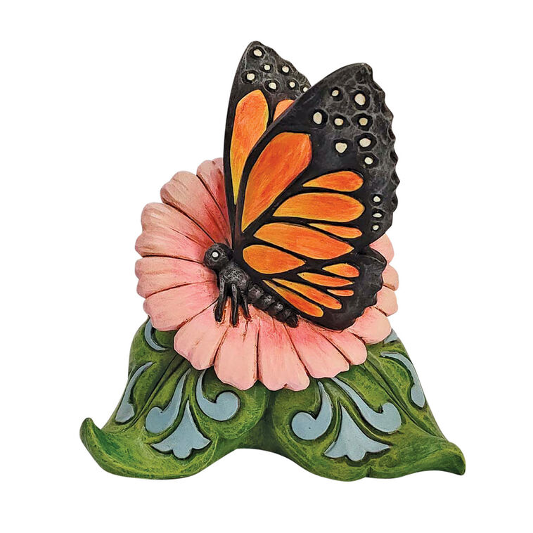 hallmark Jim Shore Mini Monarch Butterfly Figurine 4"