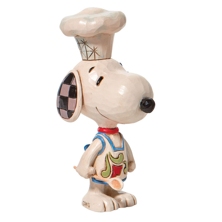 hallmark Jim Shore Peanuts Mini Snoopy Chef Figurine 4"