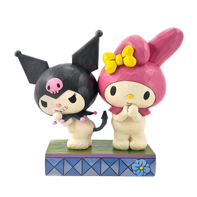 hallmark Jim Shore Sanrio Kuromi and My Melody Figurine 6"