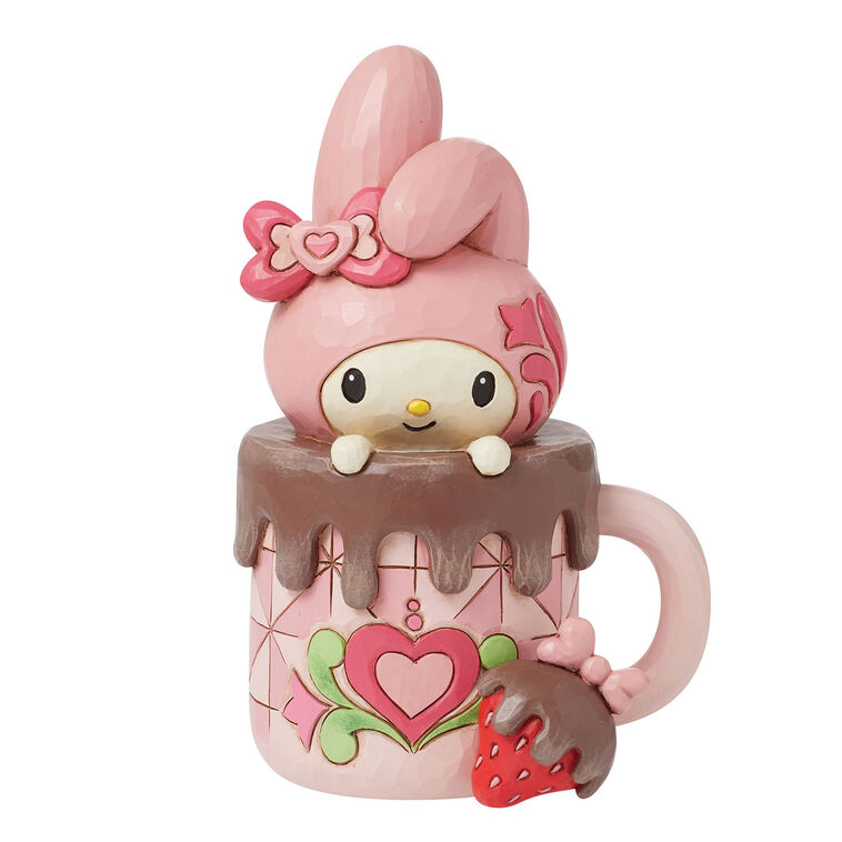 hallmark Jim Shore Sanrio My Melody Hot Cocoa Figurine 5"