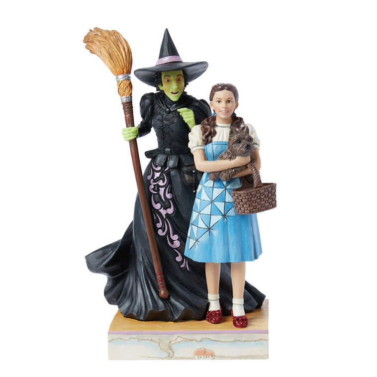 hallmark Jim Shore The Wizard of Oz Dorothy and the Wicked Witch Figurine 8.5"