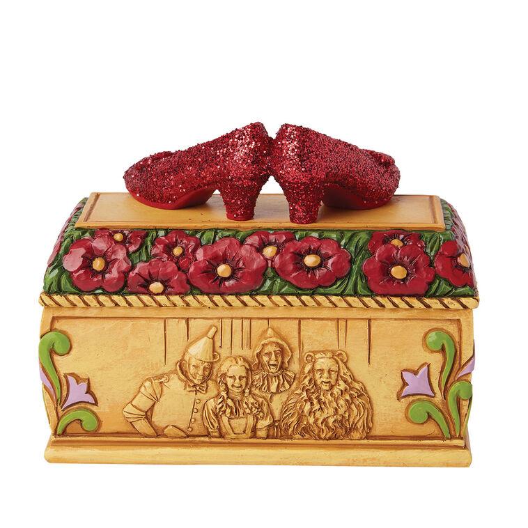 Hallmark Jim Shore The Wizard Of Oz Ruby Slippers Trinket Box 3.5"