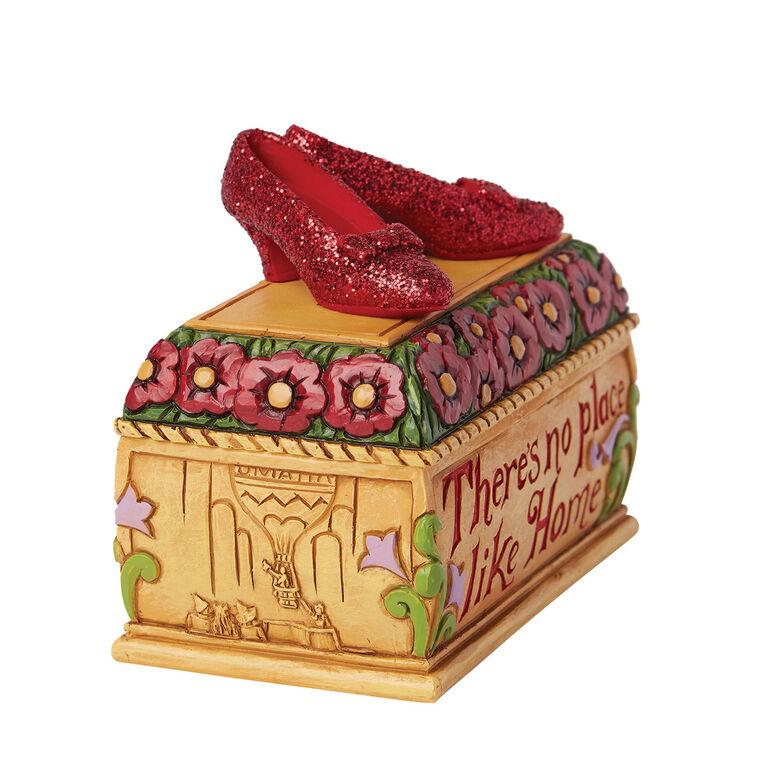 Hallmark Jim Shore The Wizard Of Oz Ruby Slippers Trinket Box 3.5"