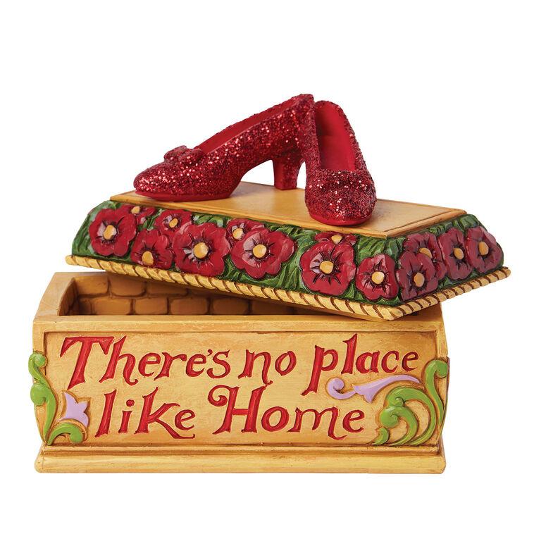 hallmark Jim Shore The Wizard of Oz Ruby Slippers Trinket Box 3.5"