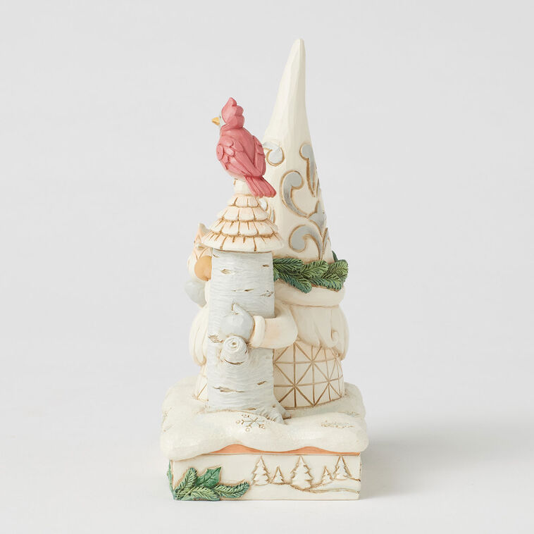 Hallmark Jim Shore Woodland Gnome With Birdhouse And Birds Figurine 6.22"