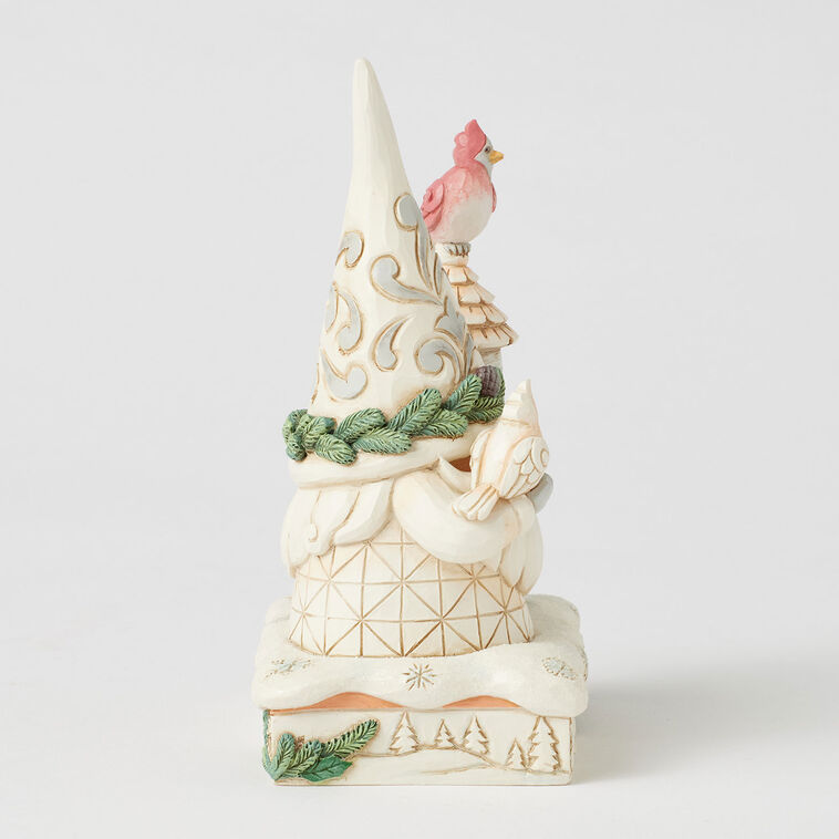 Hallmark Jim Shore Woodland Gnome With Birdhouse And Birds Figurine 6.22"