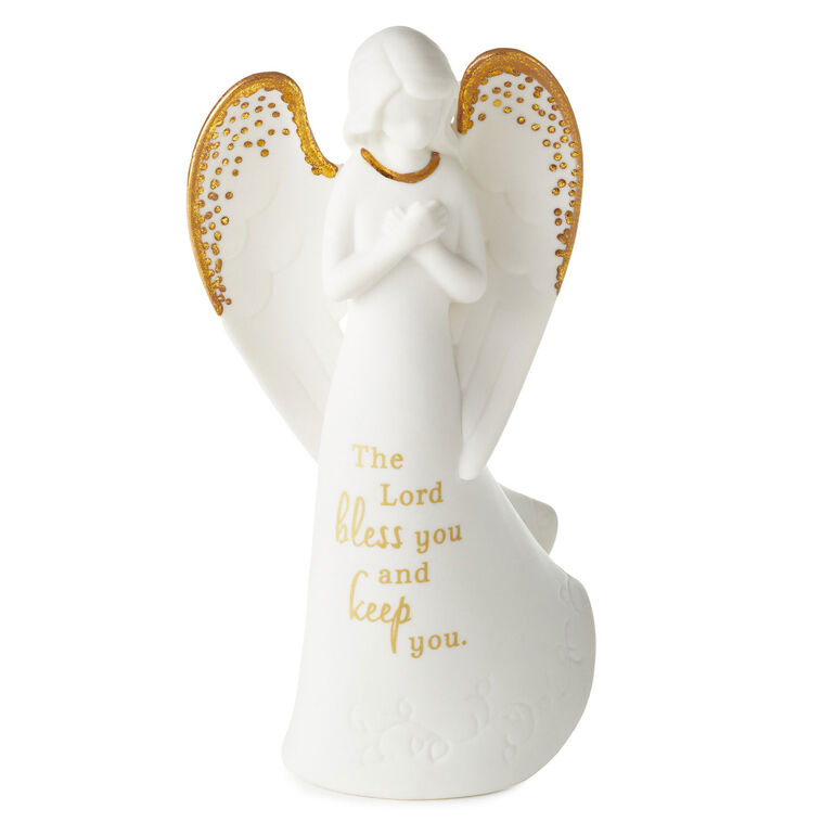 hallmark Joanne's Angels Bless You and Keep You Angel Figurine 5.8"