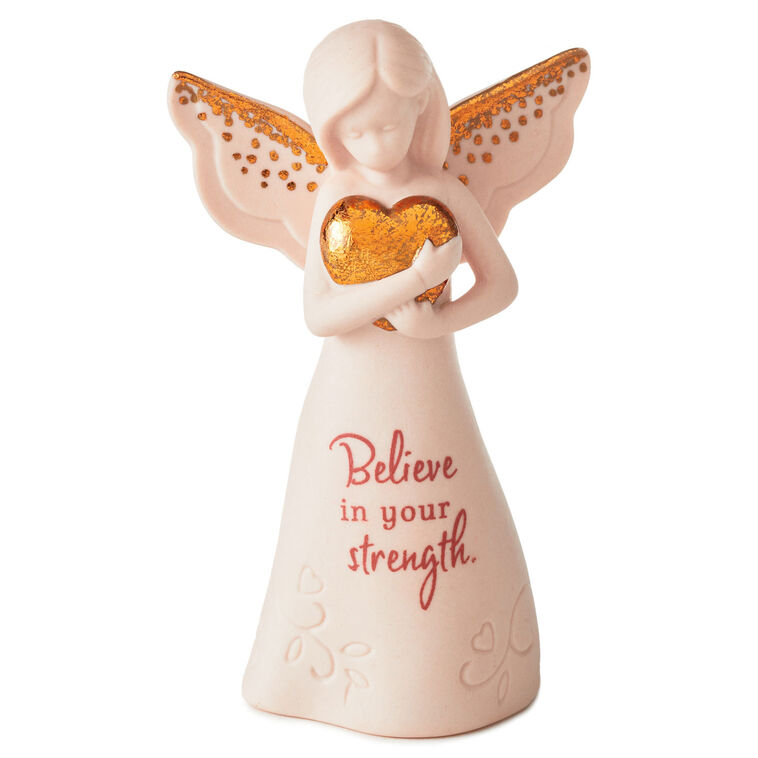 hallmark Joanne's Angels Breast Cancer Awareness Angel Figurine 3.7"